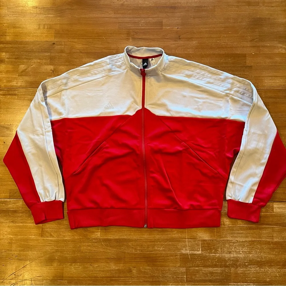 ADIDAS Women’s Red-White Tiro Track Suit - Picture 5 of 16